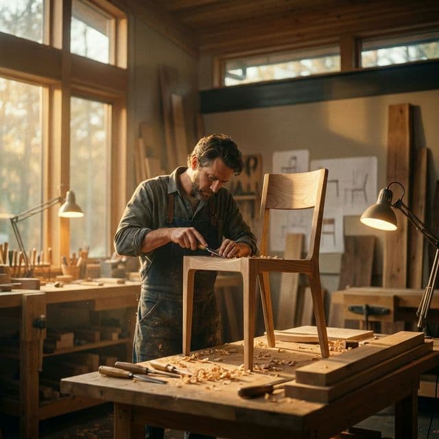 Bureau moderne et minimaliste