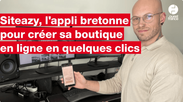 Article Ouest-France sur Siteazy